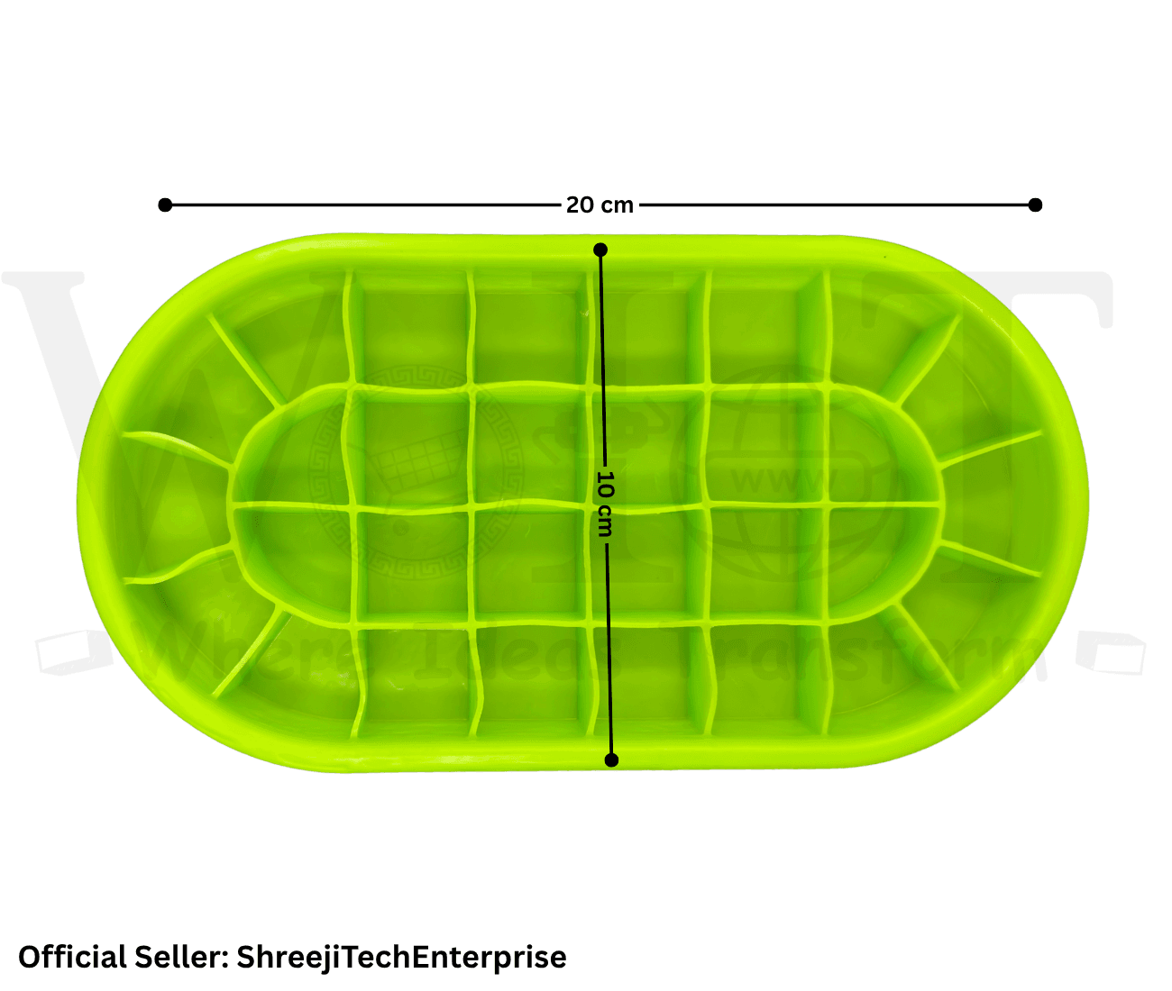 WoIoT Pop-Up Silicone Ice Cube Tray Set (2 Pcs) with Lids image 5