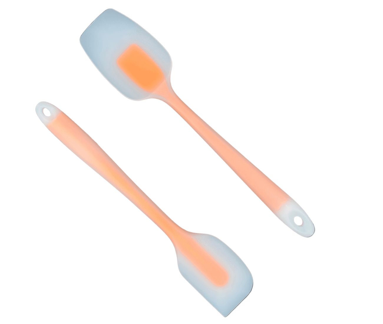 WoIoT Silicone Spatula Set (2 Pcs, red)